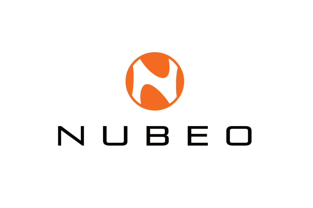 Nubeo努比欧品牌LOGO设计案例-字母元素标志设计