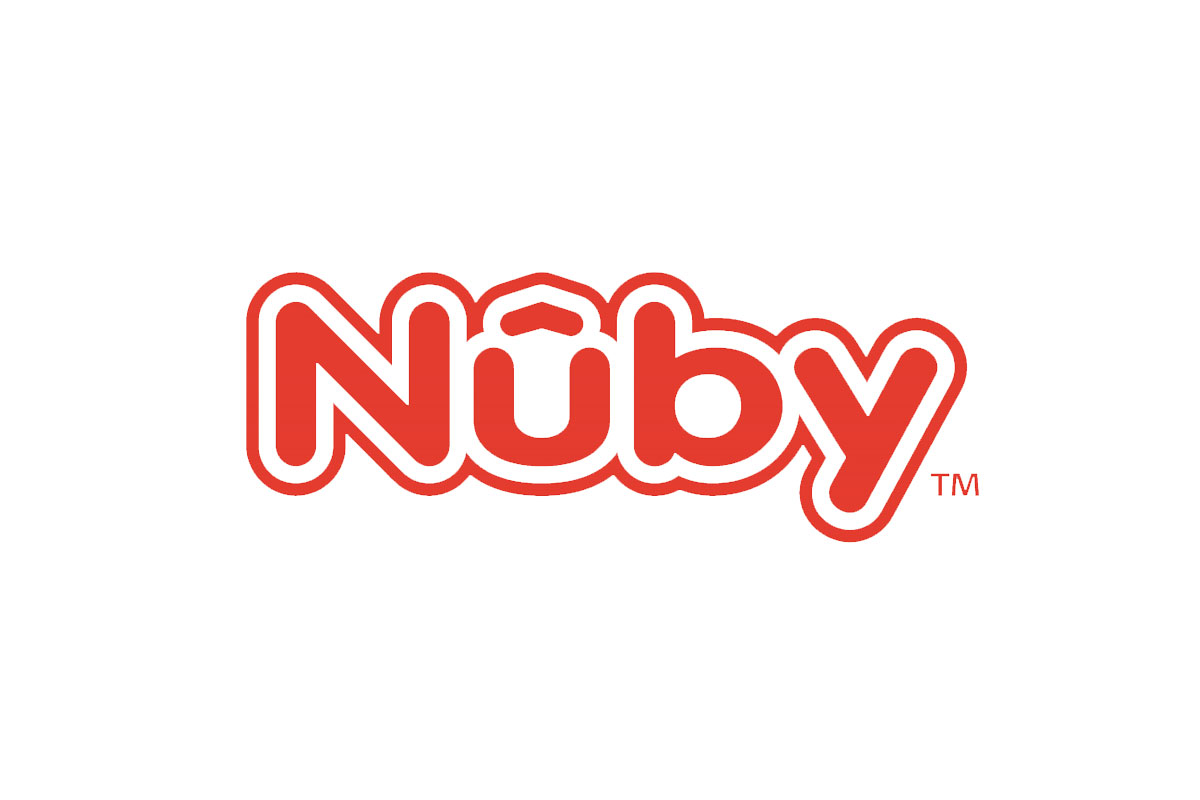 Nuby努比品牌LOGO设计案例-字体元素标志设计