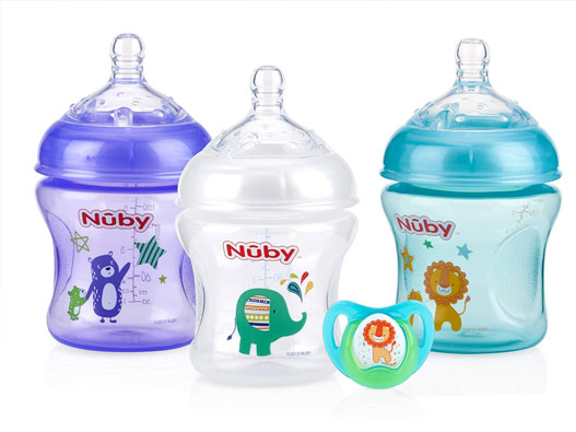 Nuby努比标志设计含义及奶瓶品牌设计理念