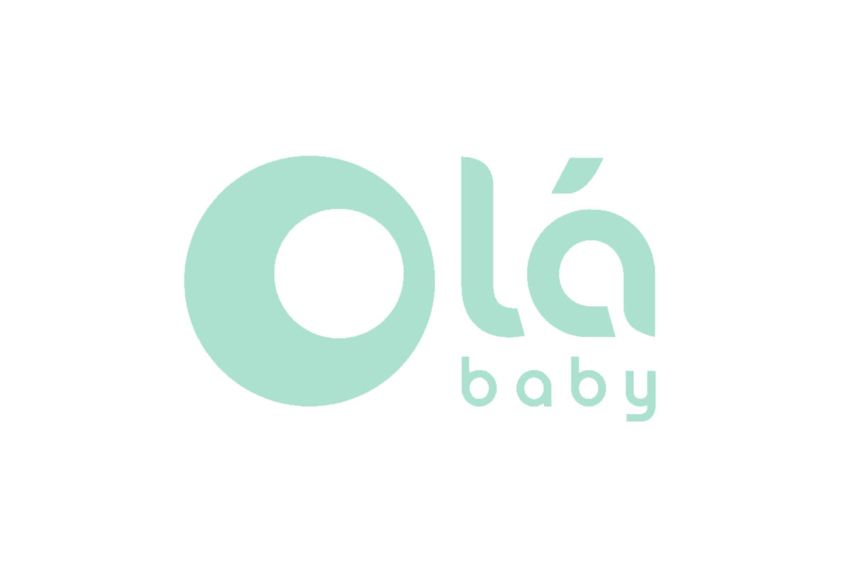 Olababy欧拉宝贝品牌LOGO设计案例-字体元素标志设计