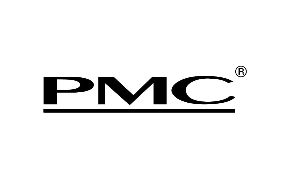PMC品牌LOGO设计案例-字母元素标志设计