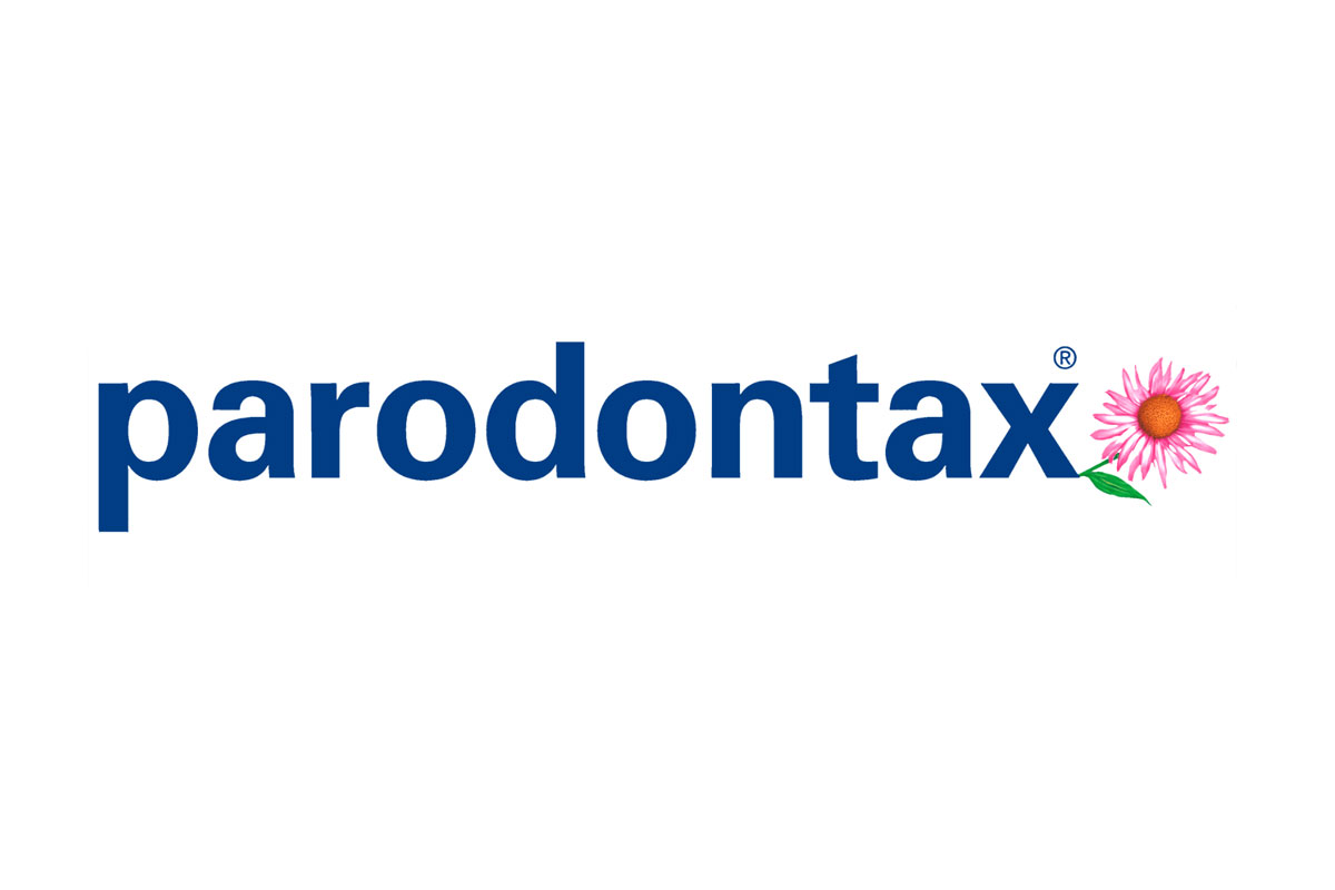 Paradontax益周适品牌LOGO设计案例-字体元素标志设计