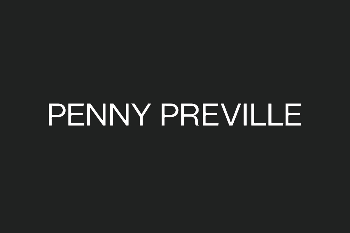 Penny Preville品牌反白LOGO