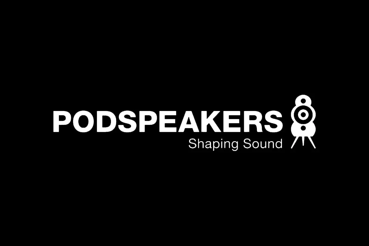 Podspeakers品牌反白LOGO