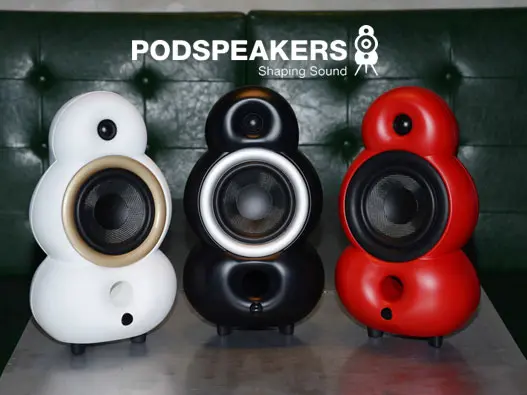 Podspeakers标志设计含义及音响品牌设计理念