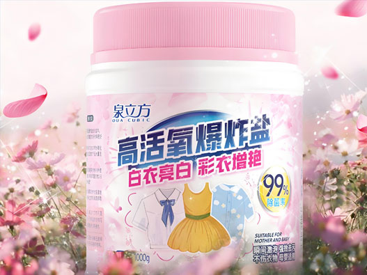 QUA CUBIC泉立方标志设计含义及洗衣液品牌设计理念