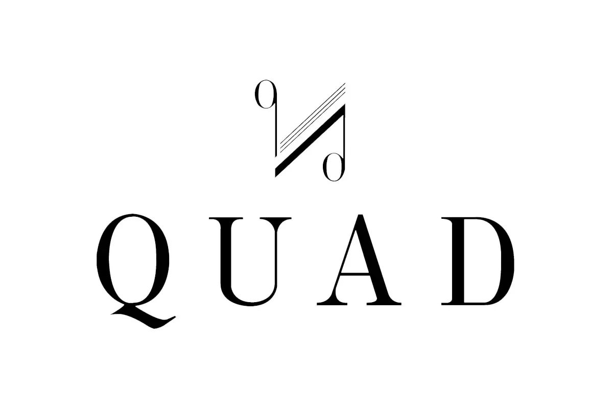 QUAD国都品牌LOGO设计案例-字母元素标志设计