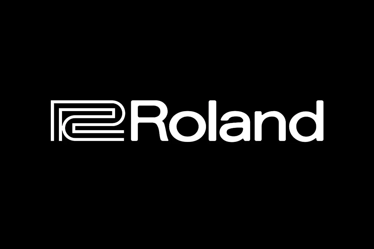 ROLAND罗兰品牌反白LOGO