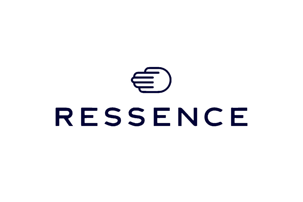 Ressence品牌LOGO设计案例-手掌元素标志设计