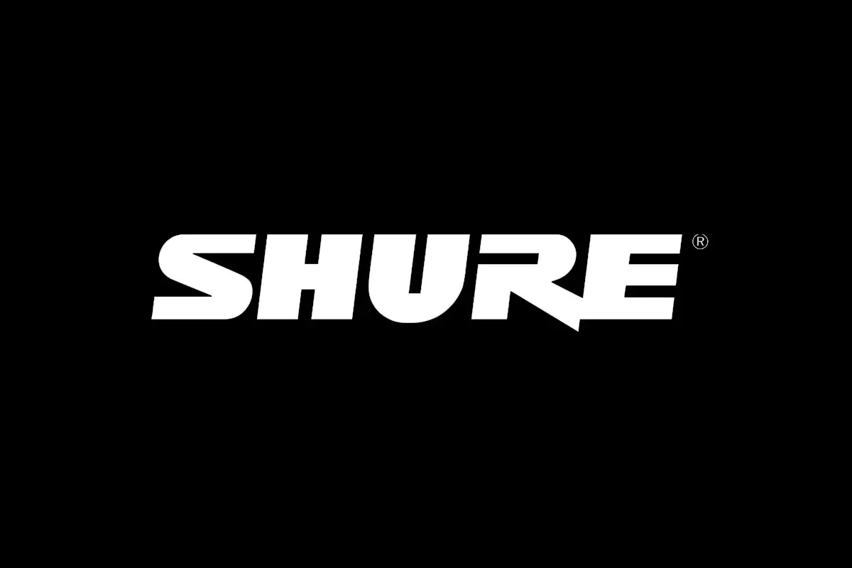 SHURE舒尔品牌反白LOGO
