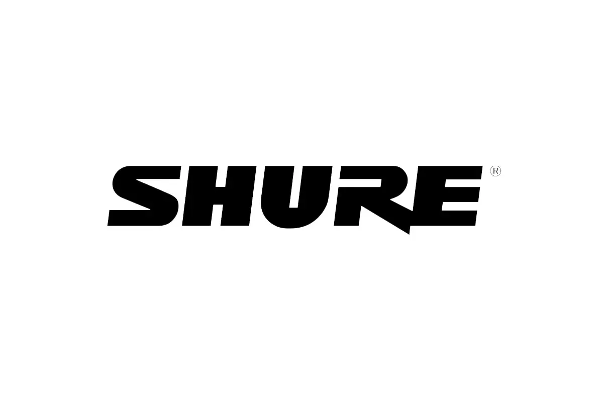 SHURE舒尔品牌LOGO设计案例-字母元素标志设计