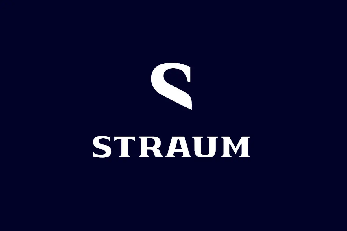 STRAUM品牌反白LOGO