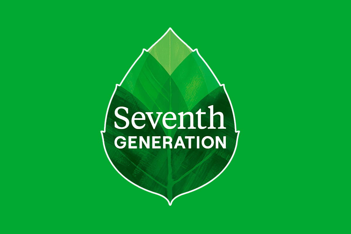 Seventh Generation七世代品牌反白LOGO