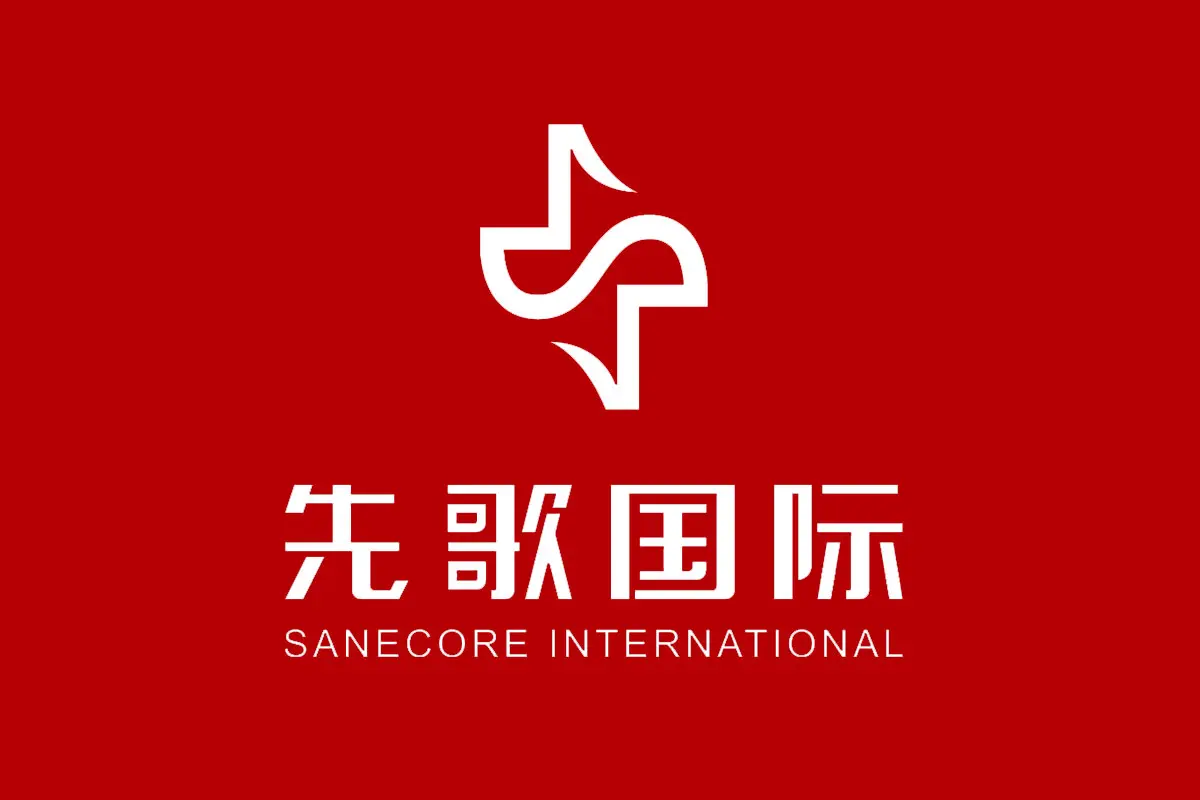 Singo先歌品牌反白LOGO