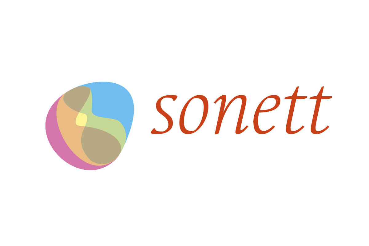 Sonett品牌LOGO设计案例-字体元素标志设计