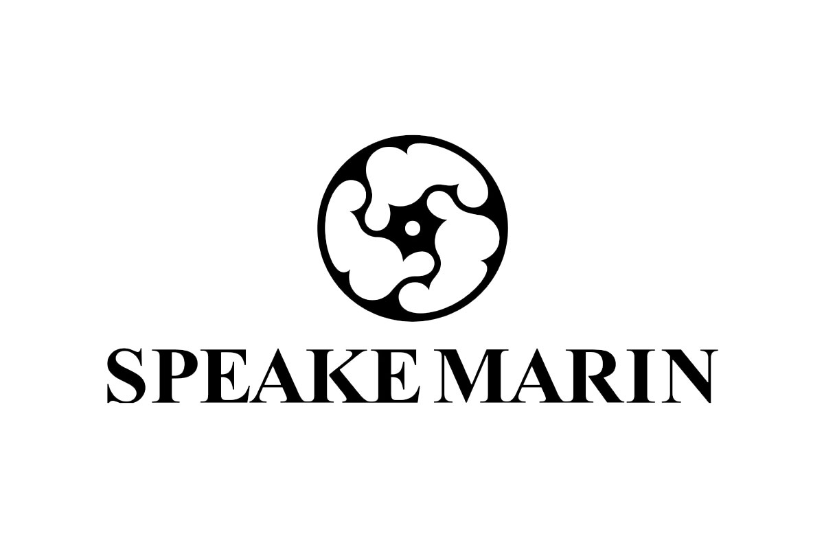 Speake Marin品牌LOGO设计案例-齿轮元素标志设计