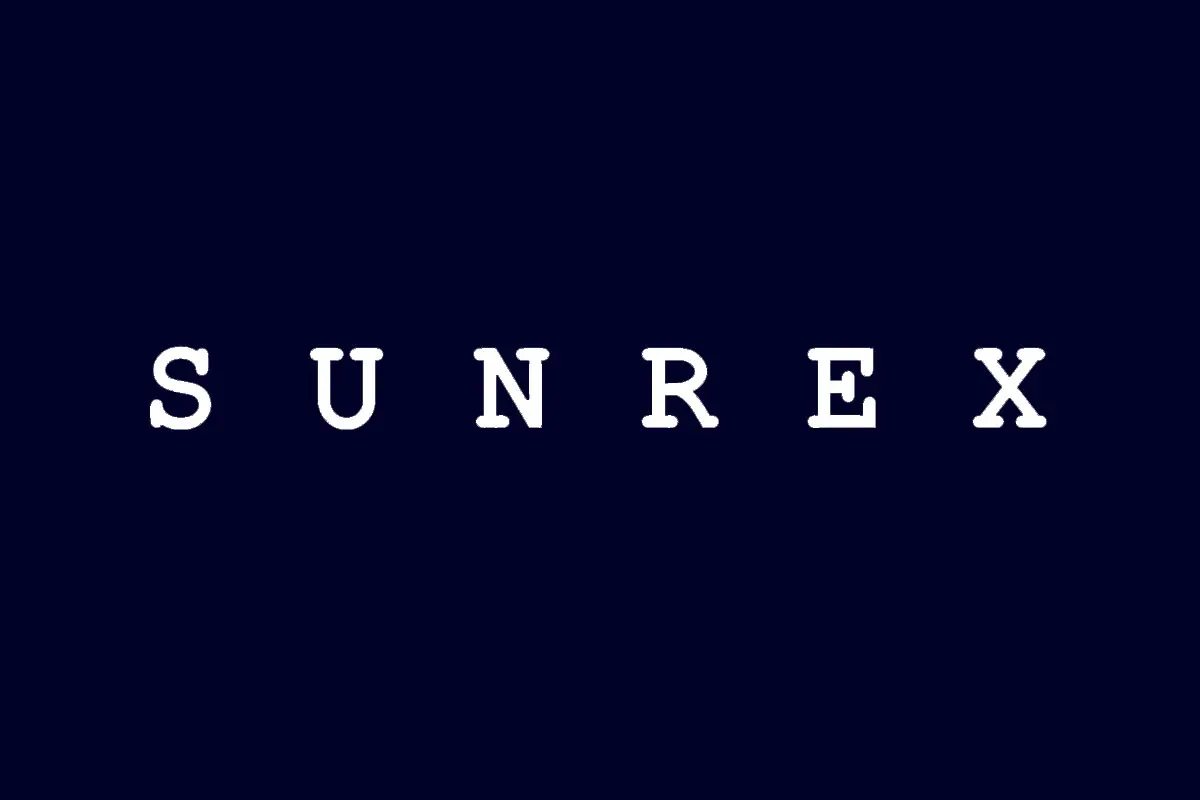 Sunrex品牌反白LOGO