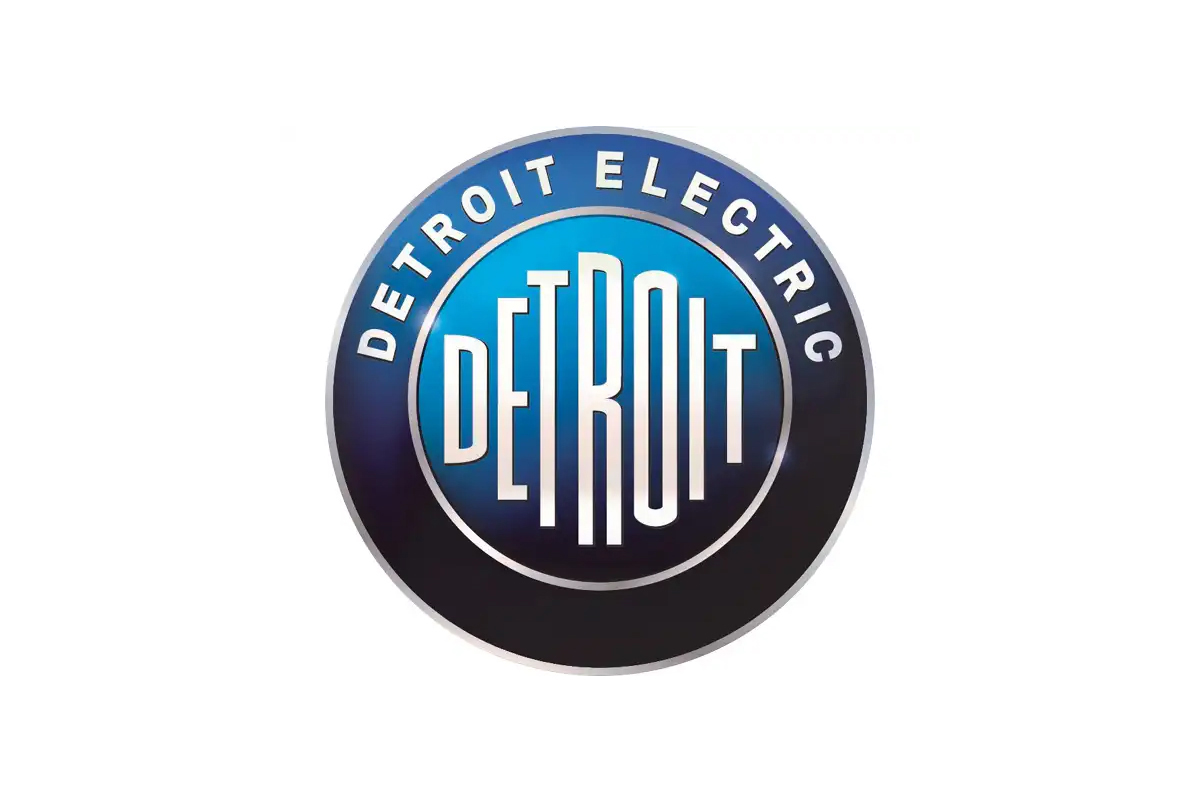 Detroit Electric汽车logo设计含义及汽车品牌设计理念