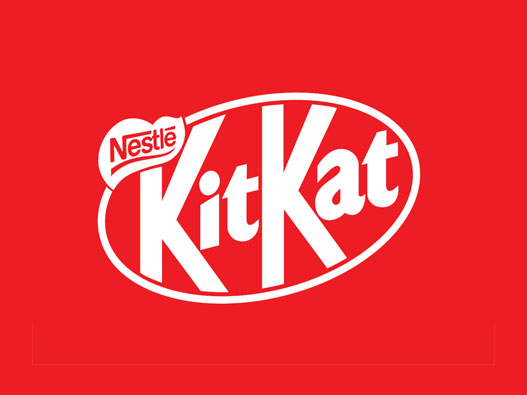 KitKat奇巧logo设计含义及设计理念