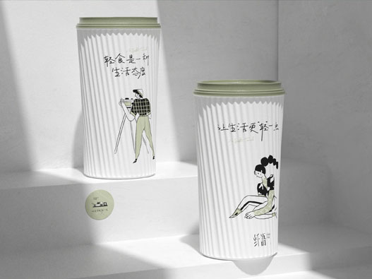 纤语轻食品牌设计