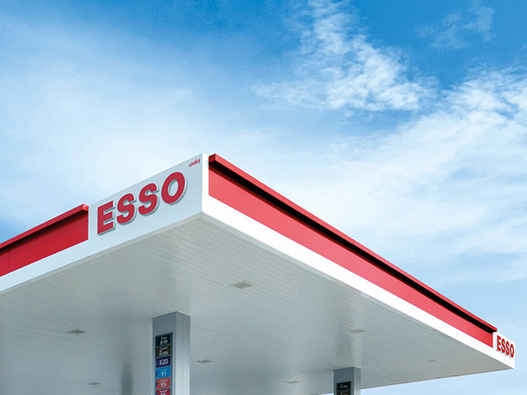Esso埃索润滑油logo设计含义及机油品牌标志设计理念
