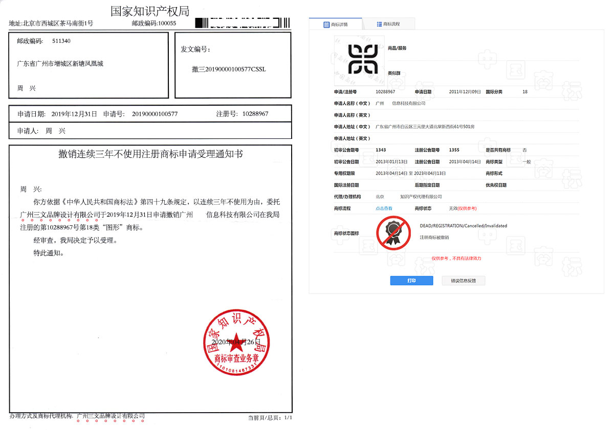 图形商标撤销
