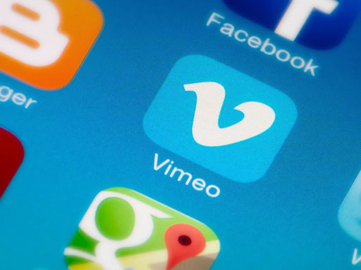 Vimeo播客网站logo设计含义及视频网站品牌标志设计理念