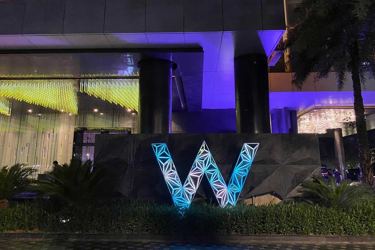 广州W酒店大门口图片