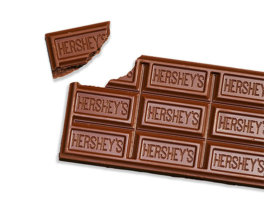 Hershey好时花生酱牛奶巧克力logo设计含义解读及糖果品牌标志设计理念