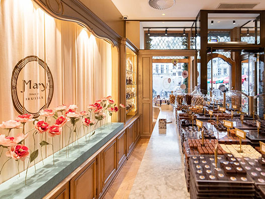 Mary Chocolatier玛丽巧克力logo设计含义解读及比利时品牌标志设计理念