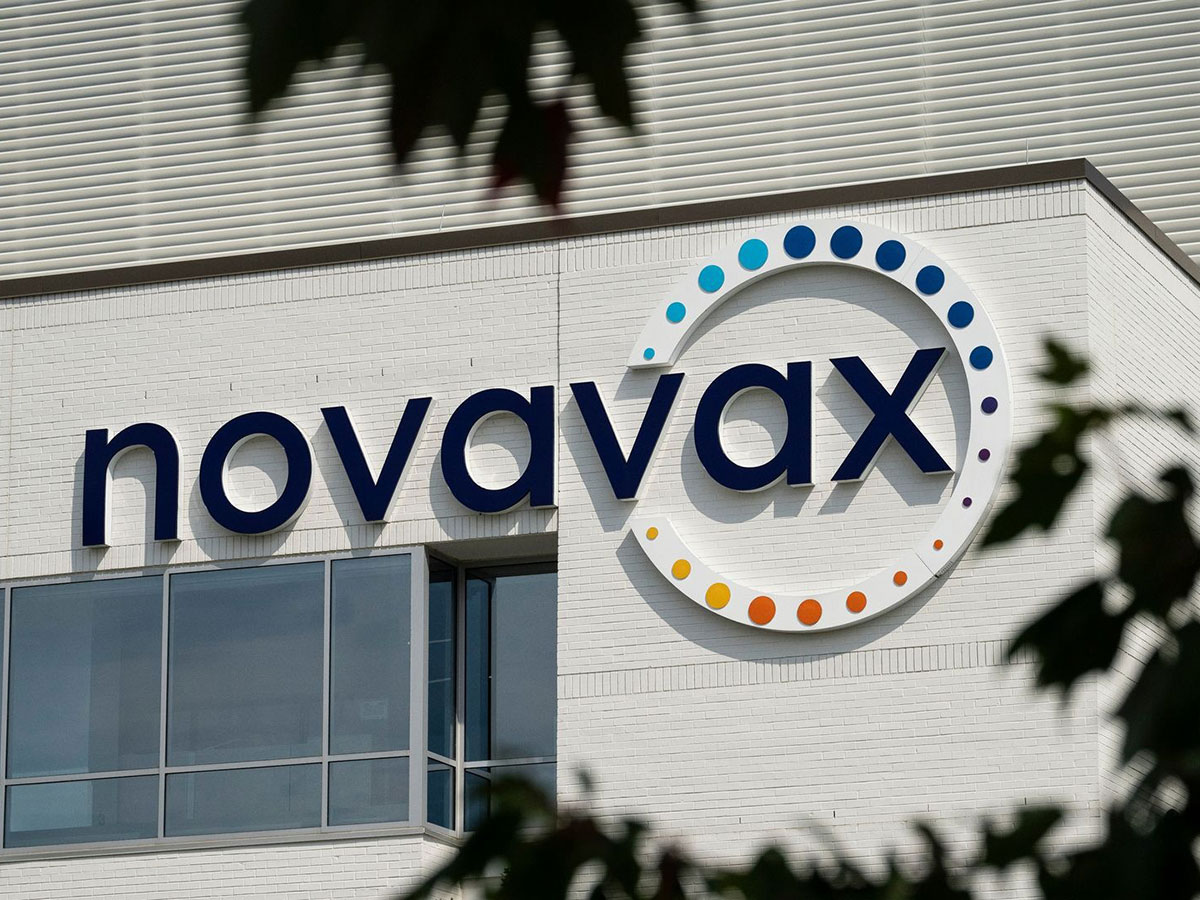 Novavax诺瓦瓦克斯医药外墙logo图片