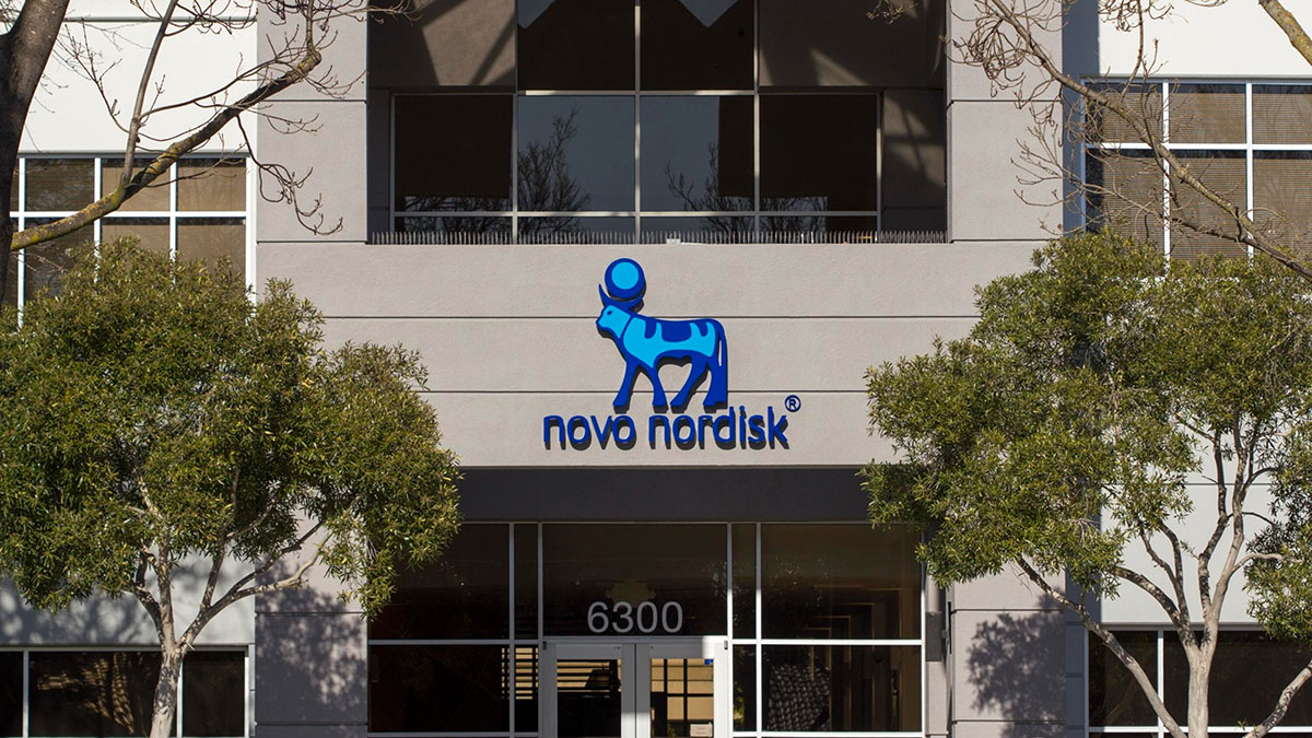 Novo Nordisk诺和诺德建筑外墙logo图片
