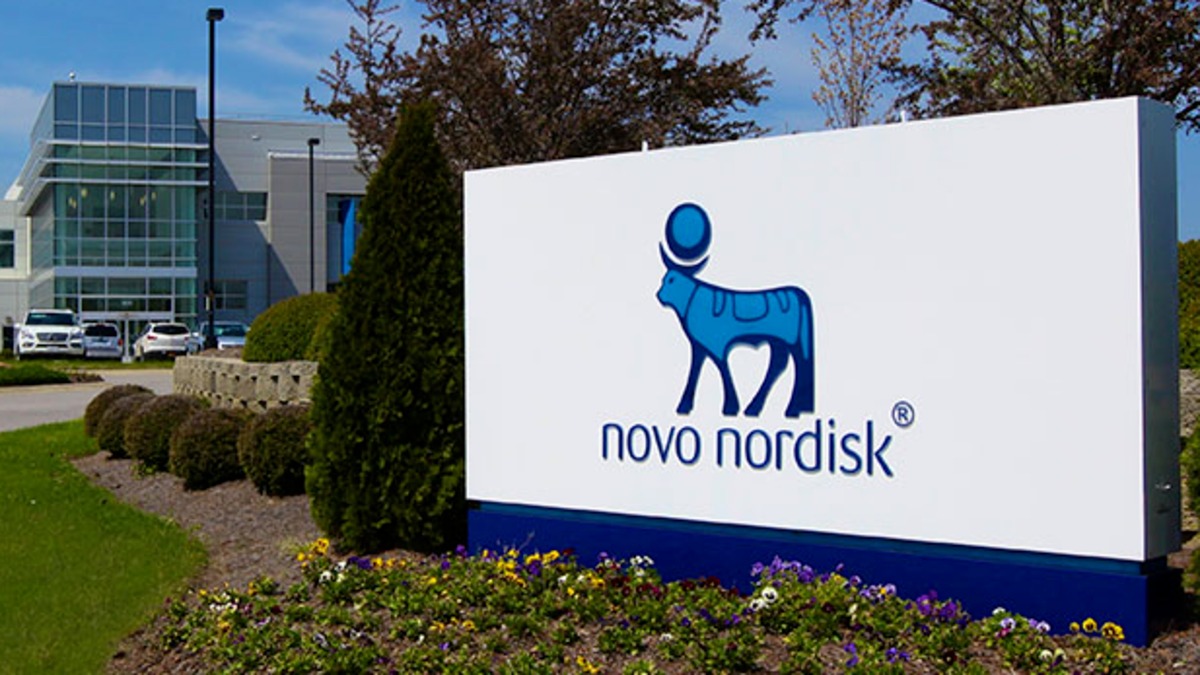 Novo Nordisk诺和诺德门口招牌图片