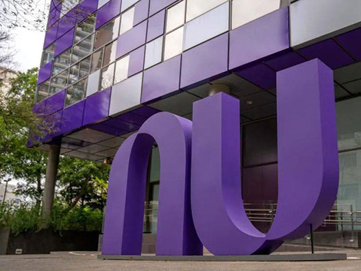 Nubank巴西数字银行logo设计含义解读及金融服务品牌标志设计理念