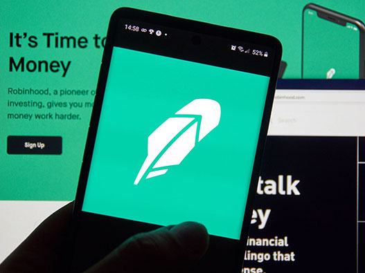 Robinhood金融软件logo设计含义解读及股票交易品牌标志设计理念