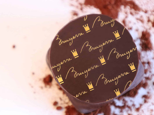 Bruyerre Chocolates巧克力logo设计含义解读及黑巧克力品牌标志设计理念