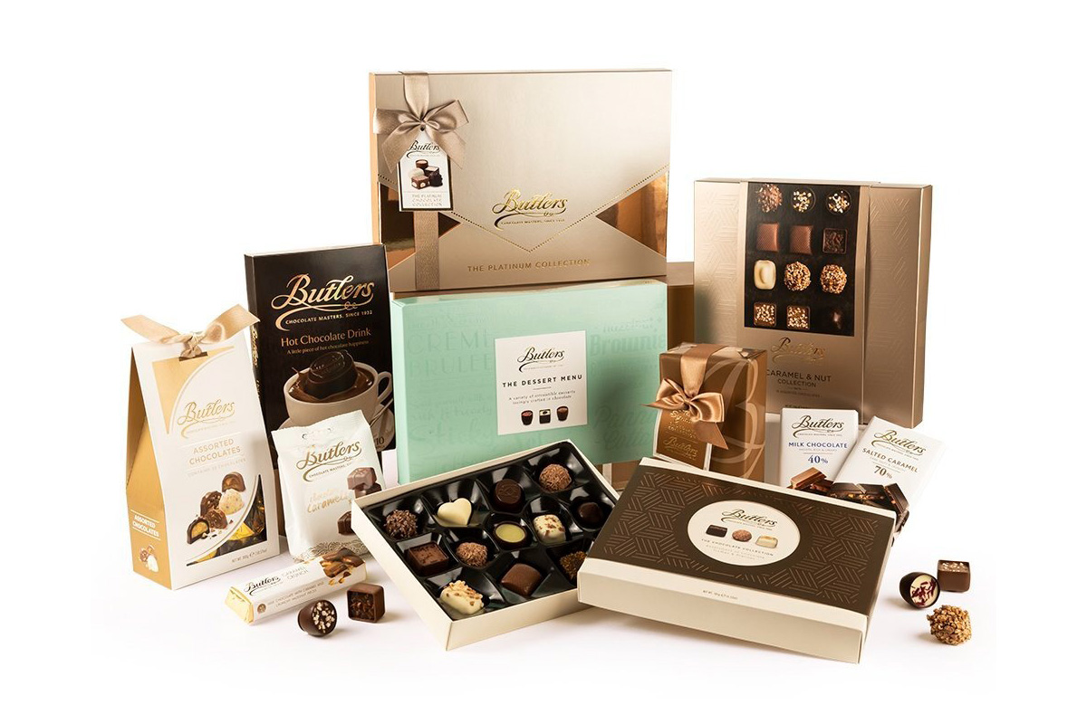 Butlers Chocolates包装盒设计、Butlers巧克力图片