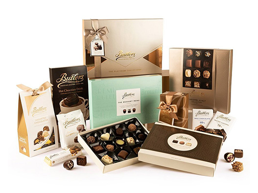 Butlers chocolates巧克力logo设计含义解读及黑巧克力品牌标志设计理念