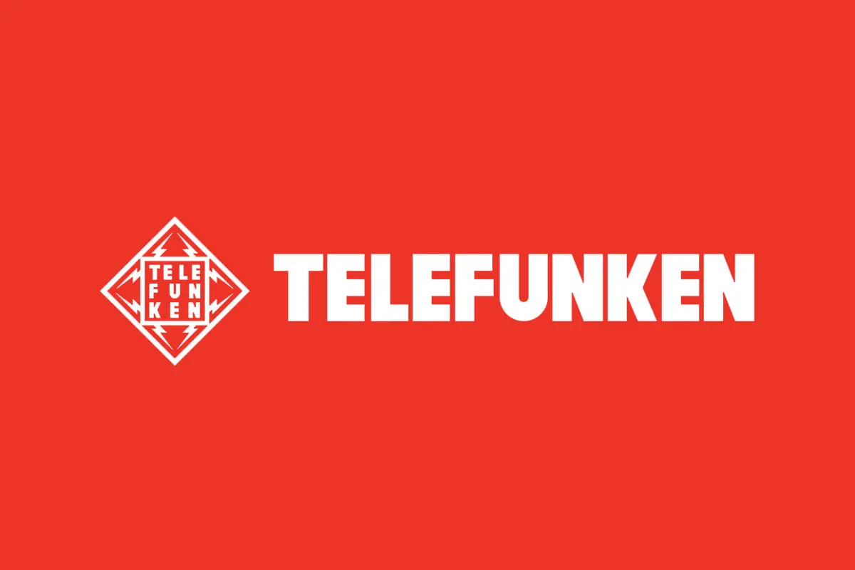 Telefunken德律风根品牌反白LOGO