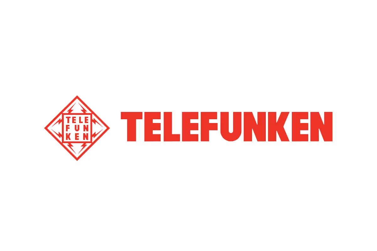 Telefunken德律风根品牌LOGO设计-字母元素标志设计