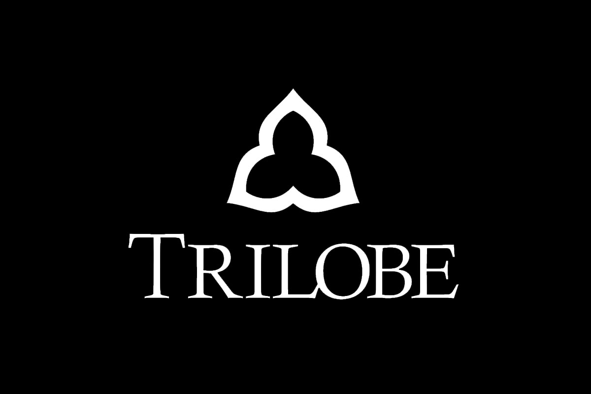 Trilobe品牌反白LOGO