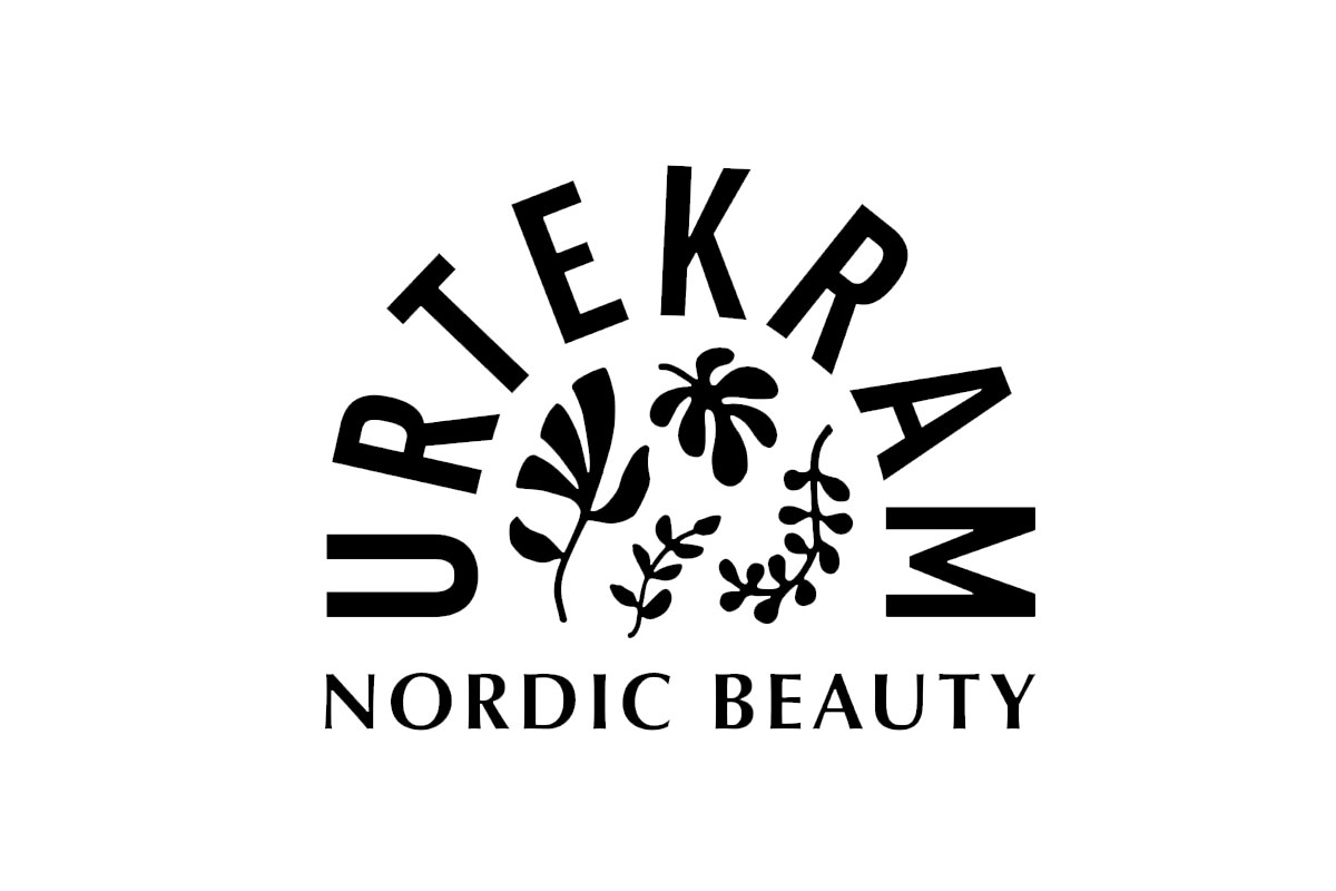 Urtekram品牌LOGO设计案例-字体元素标志设计