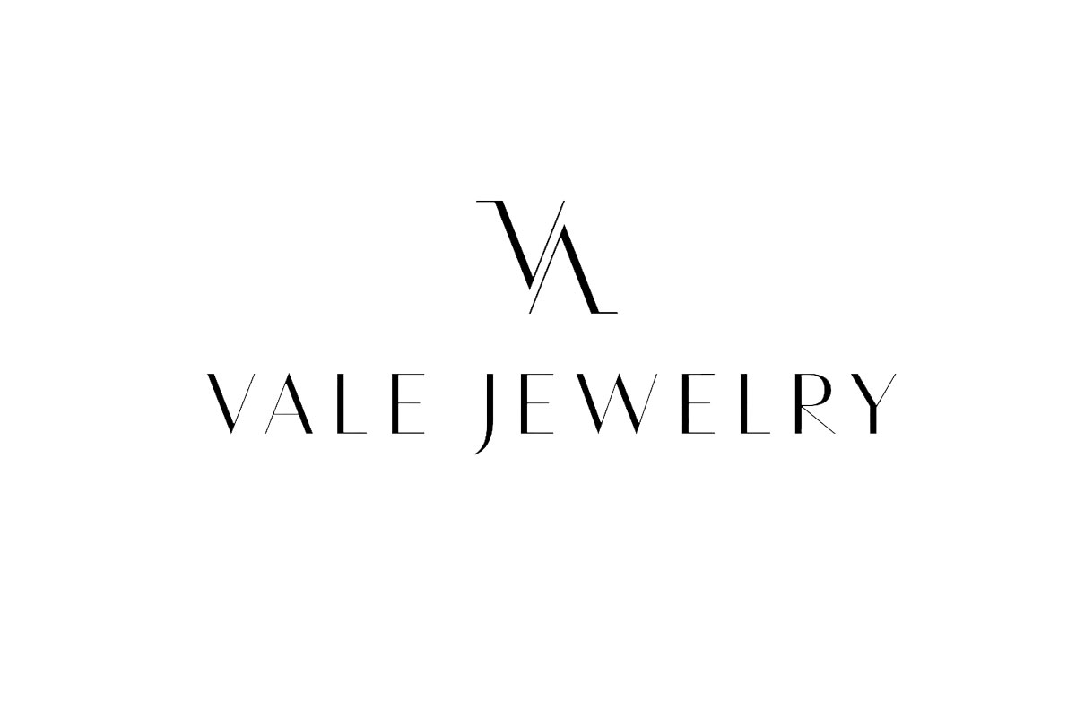 Vale Jewelry品牌LOGO设计案例-字母元素标志设计