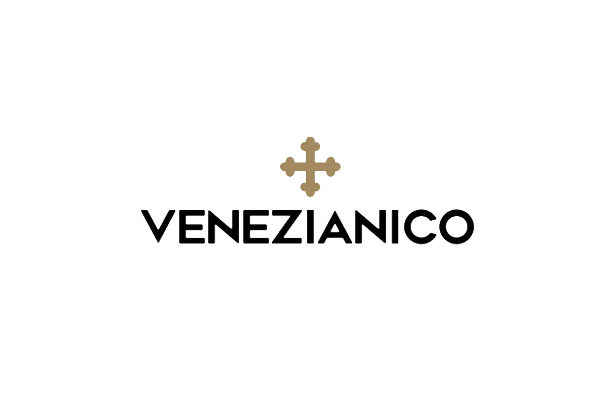Venezianico品牌LOGO设计案例-十字元素标志设计