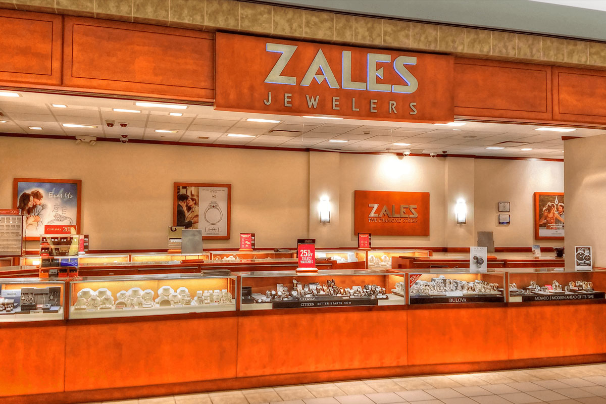 Zales品牌店铺大门口
