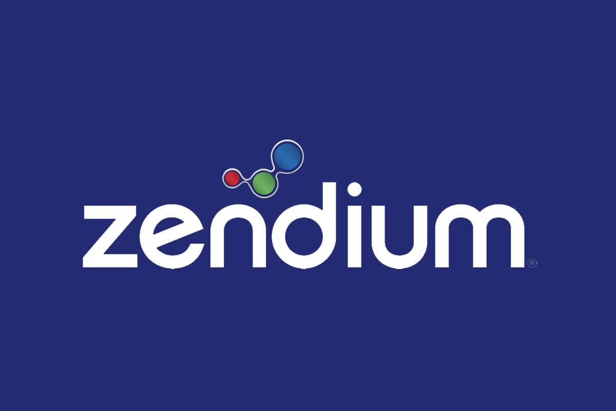 Zendium品牌反白LOGO