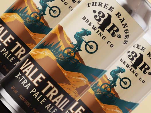 Three Ranges Brewing包装设计案例赏析