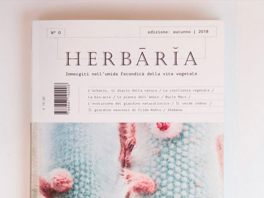 植物杂志Herbaria版面和排版设计