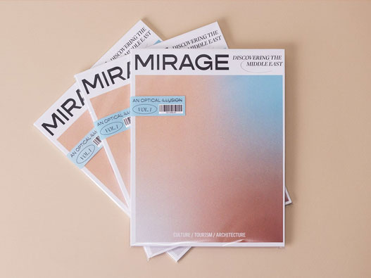 中东旅游杂志Mirage版面设计