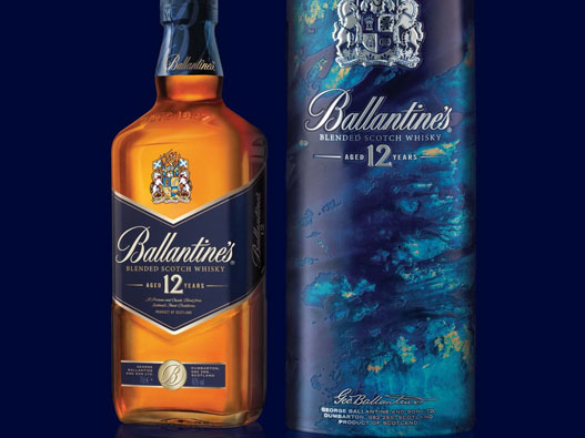 Ballantine's百龄坛logo设计含义及威士忌品牌设计理念